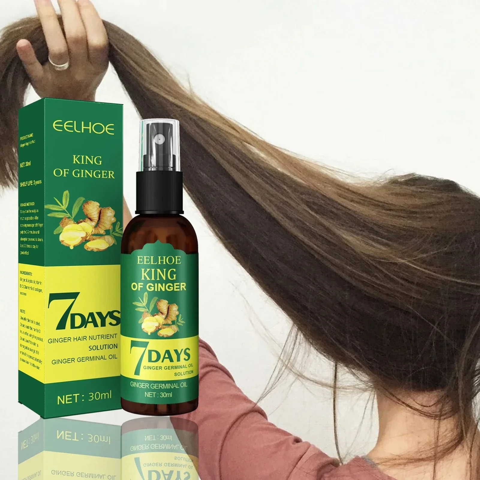 Epidermal Growth Factor - 2024 Ginger Hair Growth Serum Sprayer