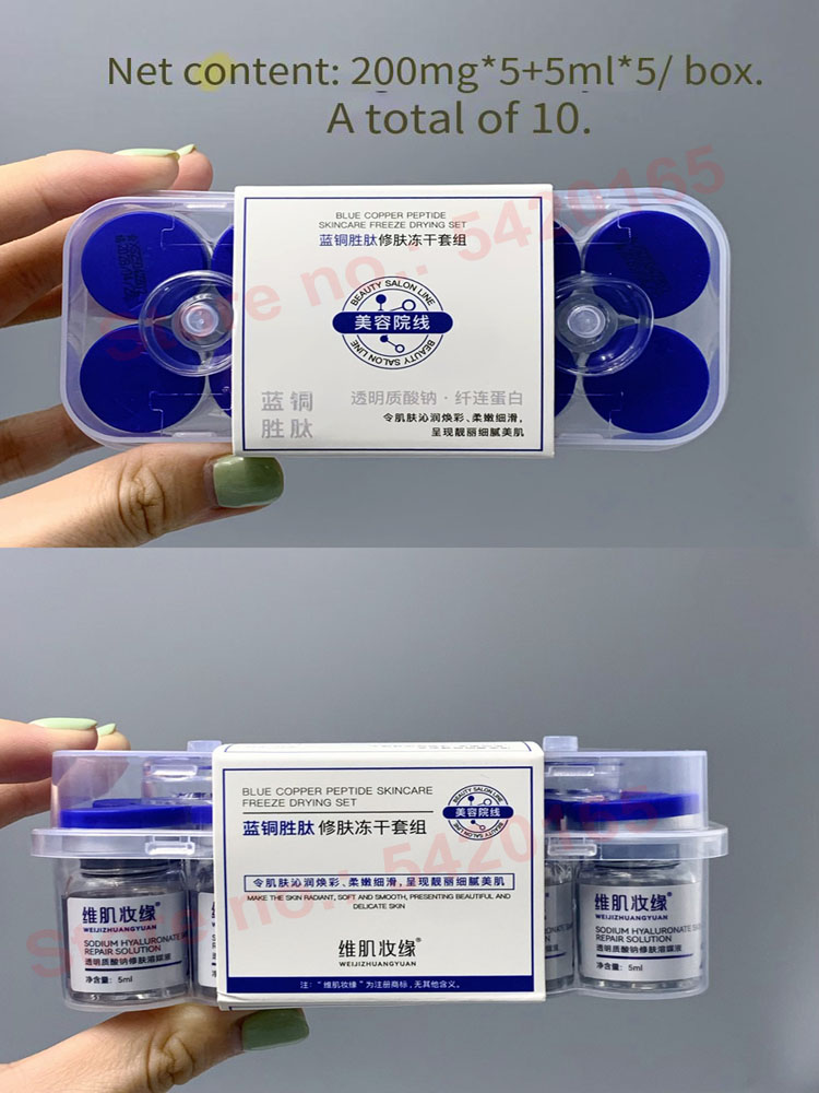 Epidermal Growth Factor - Effective Peptide 99% GHK-CU Copper Lyophilized
