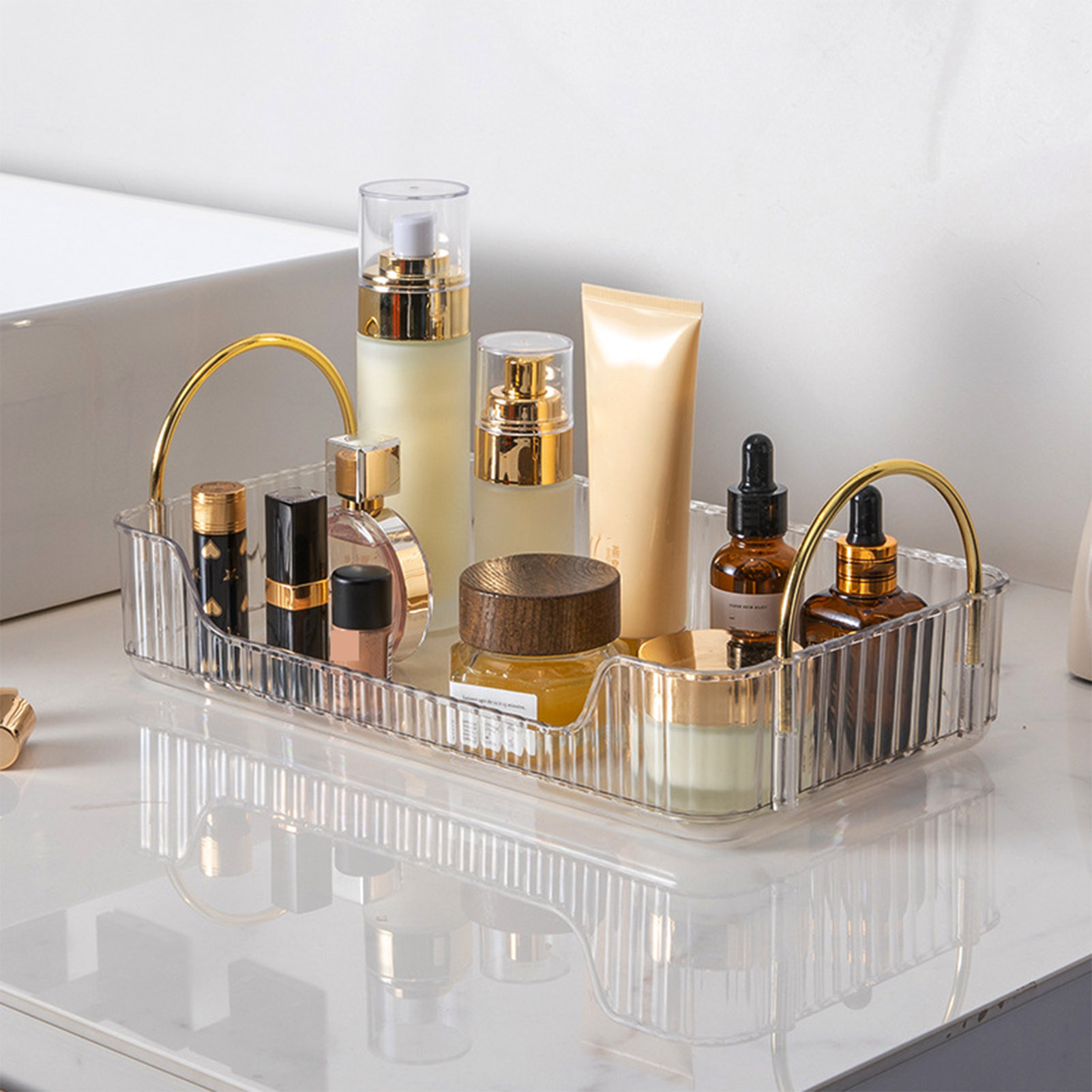 Bathroom Organizer Rack Light  - Luxury Skincare Organizer review and price