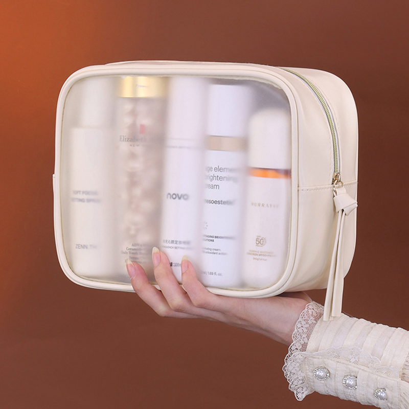 PVC Matte Semi-Transparent Cos - Luxury Skincare Organizer review and price