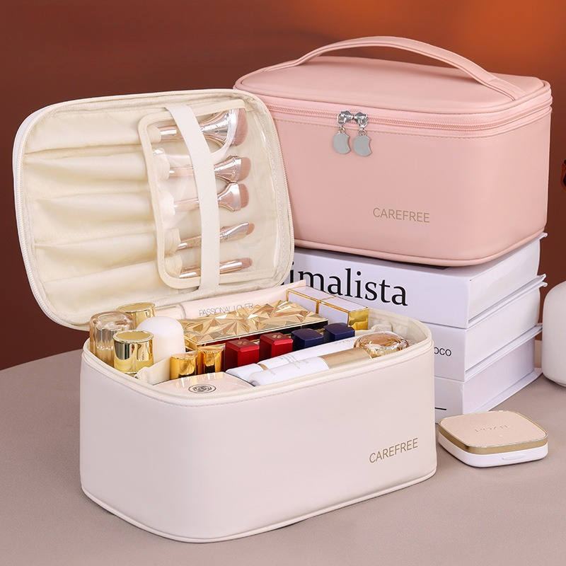 Luxury PU Makeup Bag for Women - Luxury Skincare Organizer review and price