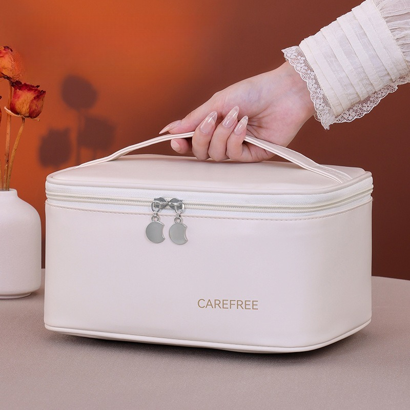 Luxury PU Makeup Bag for Women - Luxury Skincare Organizer review and price