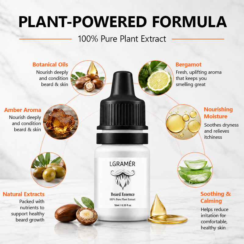Men's Beard Growth Serum Nouri - Epidermal Growth Factor review and price