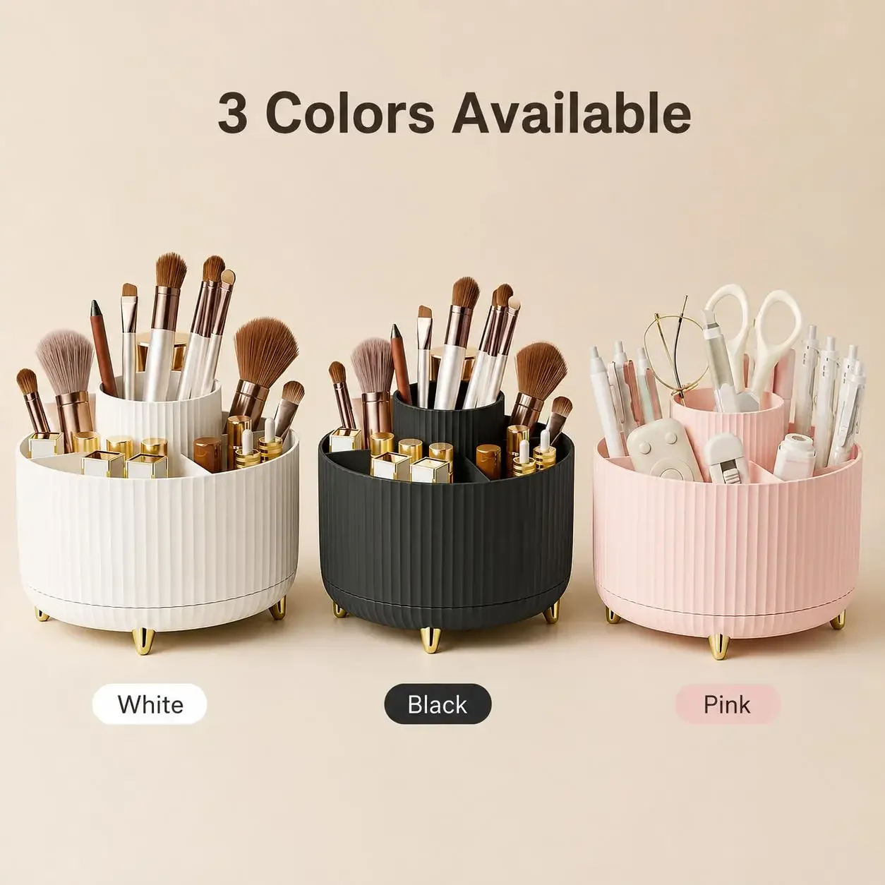 360 Rotating Makeup Organizer  - Luxury Skincare Organizer review and price