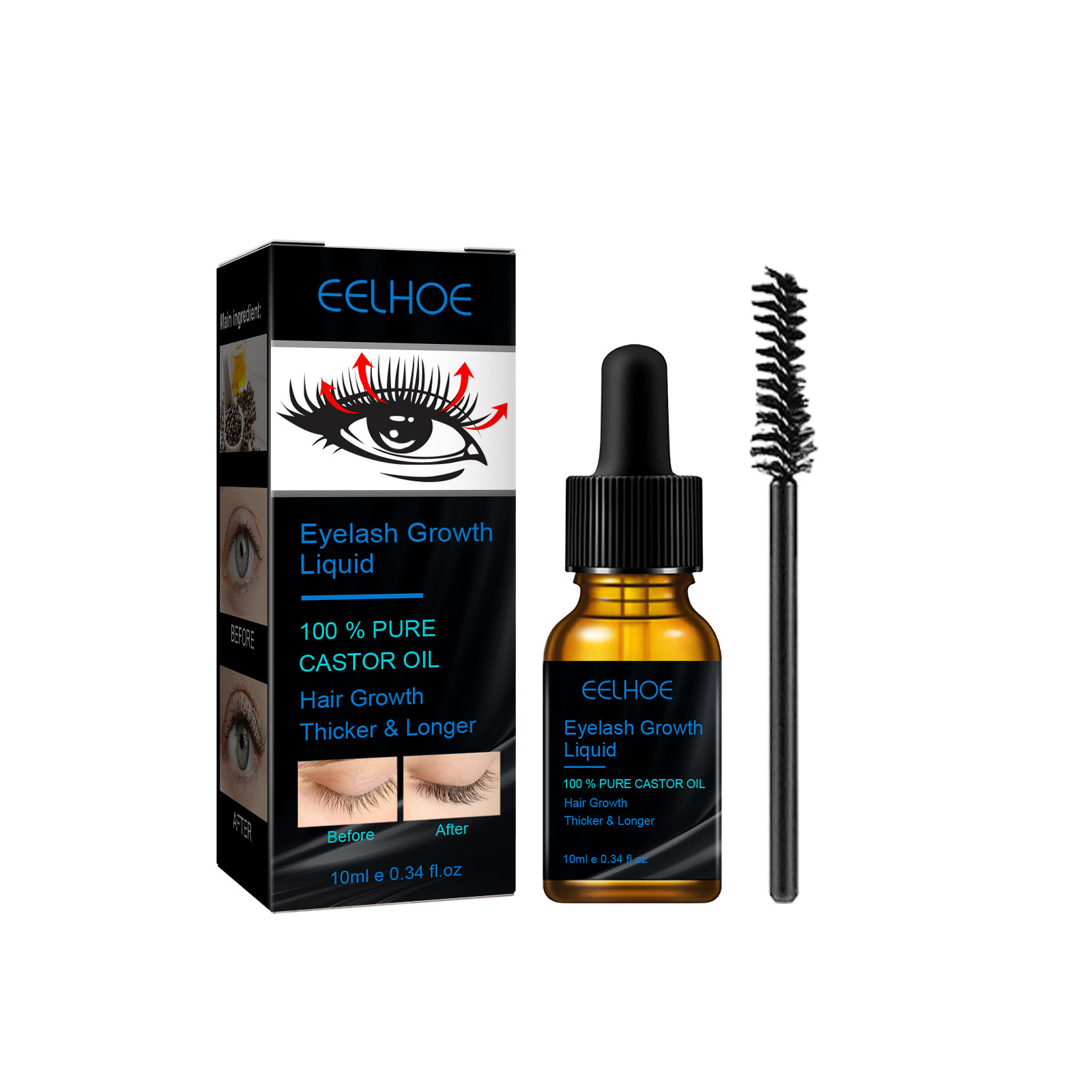 Castor Oil Eyelash Growth Seru - Epidermal Growth Factor review and price