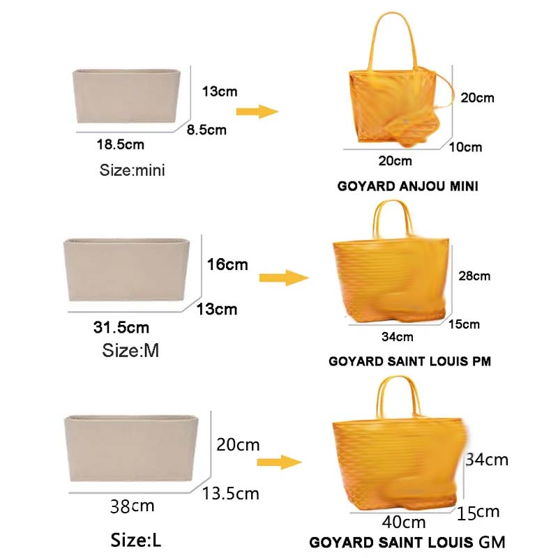 Felt Insert Bag Cosmetic Organ - Luxury Skincare Organizer review and price
